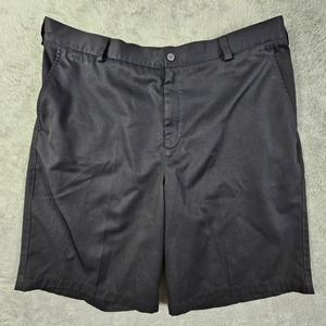 Nike Golf Shorts Fit Dry Black Men's‎ 38 Flat Front Athletic Performance Comfort